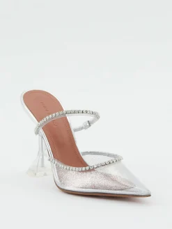 Mules 'Gilda Glass' Silber