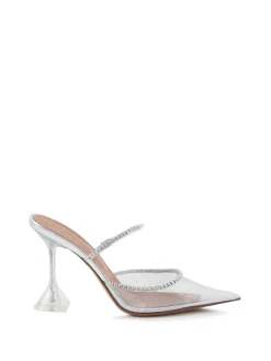Mules 'Gilda Glass' Silber