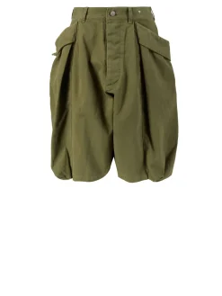 Multipockets Shorts Grün
