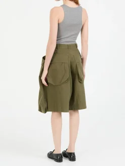 Multipockets Shorts Grün