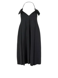 Neckholder-Kleid 'Flamenco' Schwarz