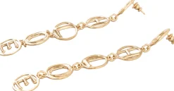 Ohrringe mit Schriftzug Vintage Gold