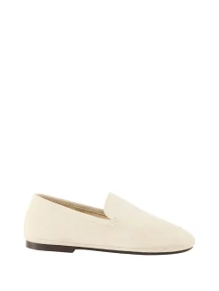 Outdoor Loafer aus Wildleder Crème