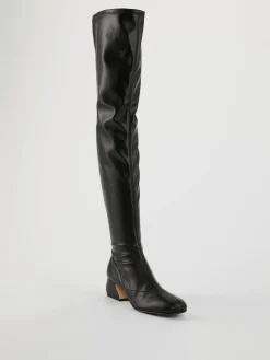 Overknee-Boots Schwarz
