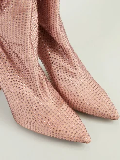 Overknee-Stiefel 'Logan Cuissardes' Rosé