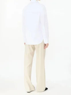 Oversized Baumwollhemd 'Alim' Weiß