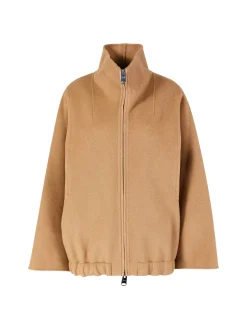 Oversized Bomberjacke 'Garret' aus Wolle Camel
