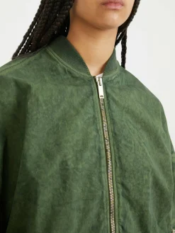 Oversized Bomberjacke Grün
