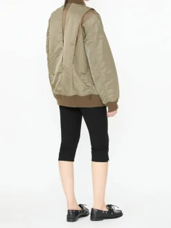 Oversized Bomberjacke Khaki