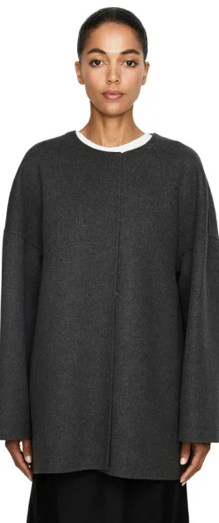 Oversized Cashmere-Jacke 'Elke' Anthrazit