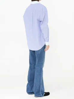 Oversized Hemd Blau