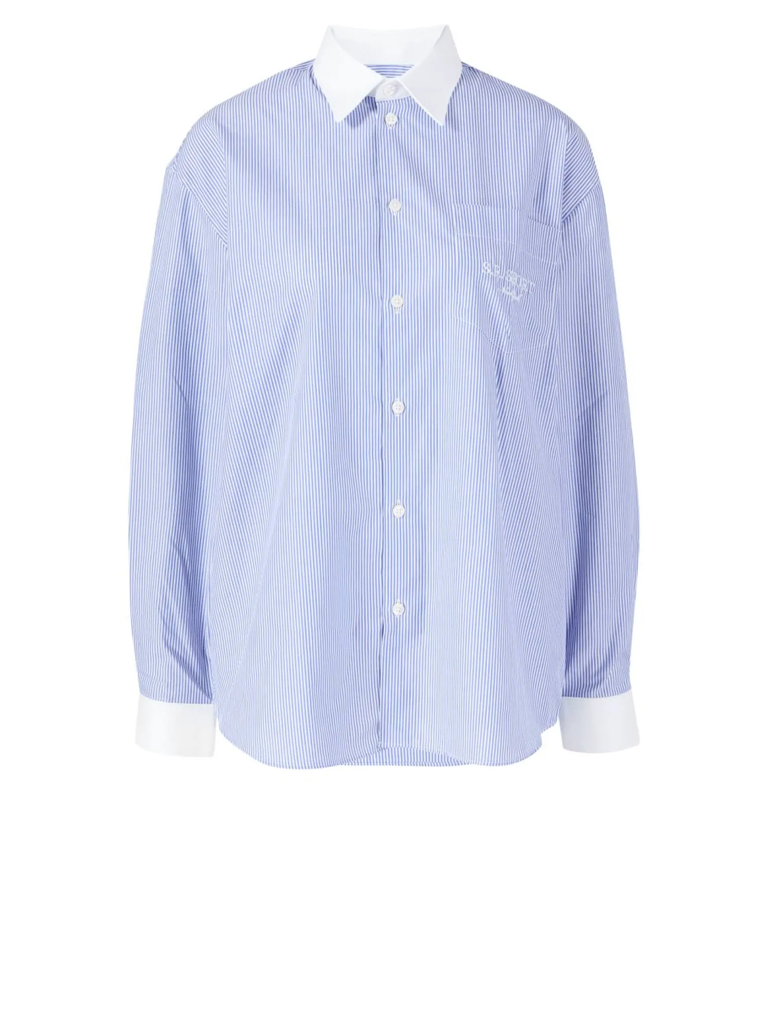 Oversized Hemd Blau