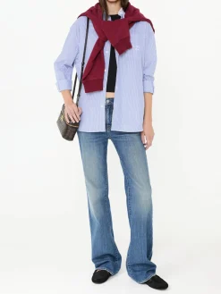 Oversized Hemd Blau