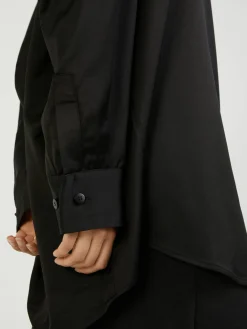 Oversized Hemd 'Breakfast Club' Schwarz