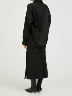 Oversized Hemd 'Breakfast Club' Schwarz