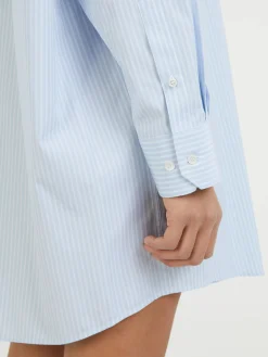 Oversized Hemd Hellblau