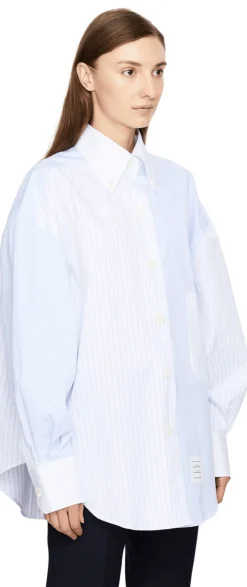 Oversized Hemd Hellblau