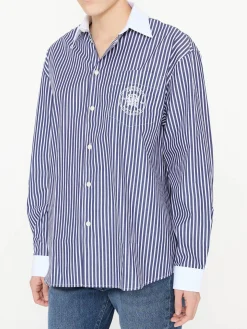 Oversized Hemd 'Le Bristol' Marineblau