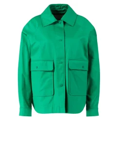 Oversized Jacke Grün