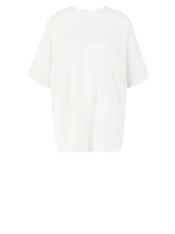 Oversized Seidenshirt 'Jockton' Weiß