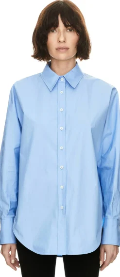 Oversized Shirt 'The Men's' Hellblau
