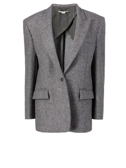Oversized Wollblazer Grau