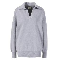 Oversized Wollpullover 'Jonas' Grau
