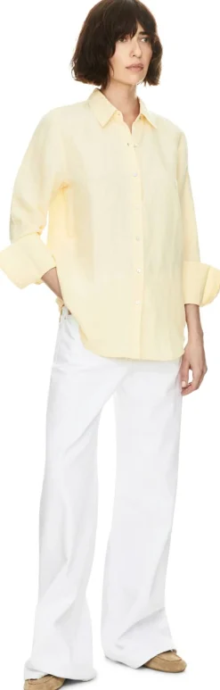 Oversize Hemd 'Knox' Gelb