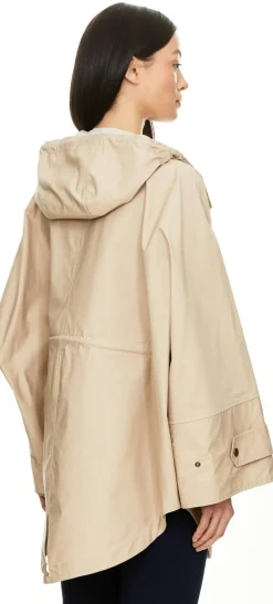 Parka 'Brunnera' mit Logo Aufnäher Beige