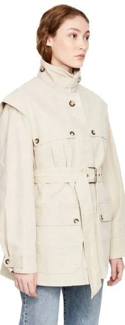 Parka 'Malika' Crème