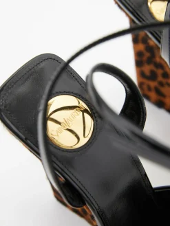 Peep-Toe-Sandalen 'Orhand 110 Spontini' Schwarz