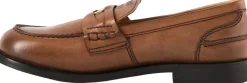 Penny Loafer mit Vintage-Effekt Cognac