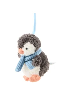Pinguin-Anhänger 'Peanut Penguin Decoration' Grau