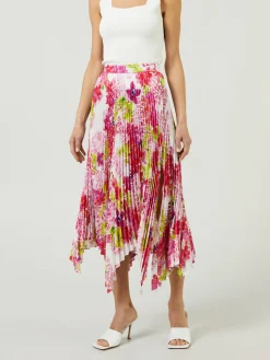 Plisseerock Multi/Pink