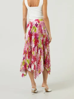 Plisseerock Multi/Pink