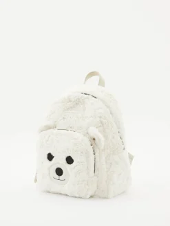 Plüsch-Rucksack 'Bear' Weiß