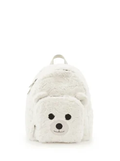 Plüsch-Rucksack 'Bear' Weiß