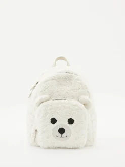 Plüsch-Rucksack 'Bear' Weiß