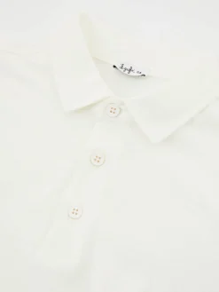 Poloshirt Weiß