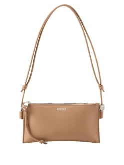 Pouch 'Joya' aus Kalbsleder Mocha
