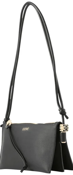 Pouch 'Joya' aus Kalbsleder Schwarz