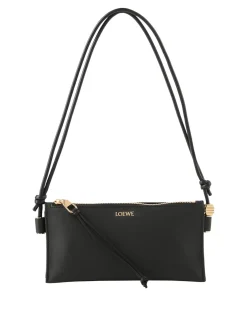 Pouch 'Joya' aus Kalbsleder Schwarz