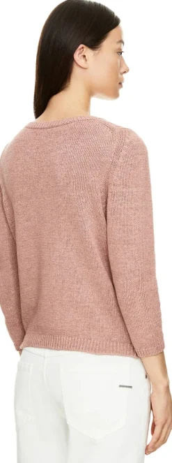Pullover 'Dilia' aus Seide und Leinen Rosenholz
