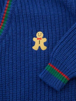 Pullover 'Gingerbread' Blau