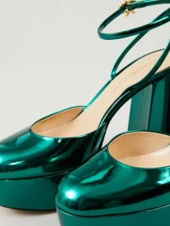 Pumps 'Dua' Dunkelgrün