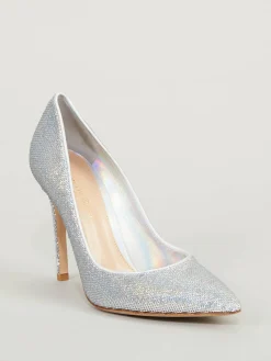 Pumps 'Sequin Holgram' Silber