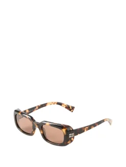 Rechteckige Sonnenbrille Honey Havanna/Brown