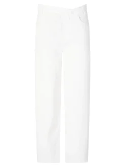 Relaxed-Fit Jeans 'Baggy Asymmetrical' Weiß