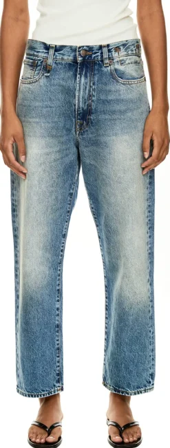 Relaxed-Fit-Jeans 'Boyfriend' Hellblau