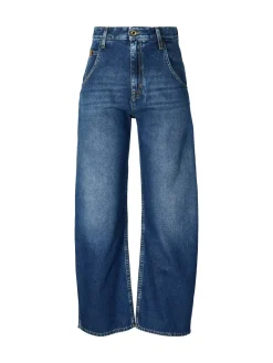 Relaxed-Fit Jeans 'Lila' Dunkelblau